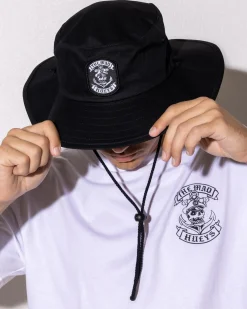 The Mad Hueys Sailor Anchor Wide Brim Hat Black Online
