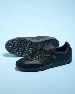adidas Samba ADV Shoes Black/core Black/team Royal Blue