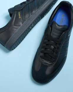 adidas Samba ADV Shoes Black/core Black/team Royal Blue