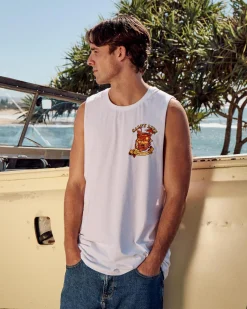 Salty Life Sapore Muscle Tank White Best