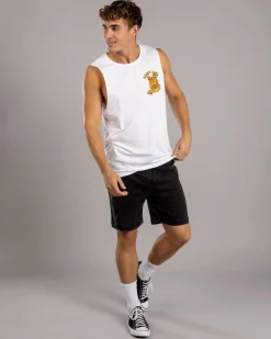 Salty Life Sapore Muscle Tank White Best