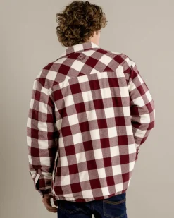 Ringers Western Sawyer Sherpa Flannel Jacket Deep Burgundy Best
