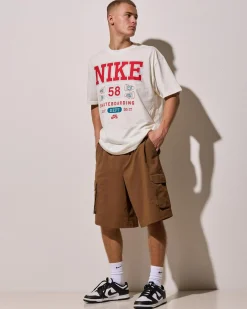 Nike SB Kearny Cargo Shorts Mosswood Brown/white Best