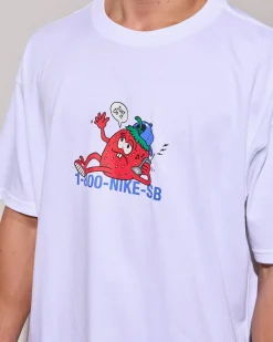 Nike SB M90 Flip Phone T-Shirt White Outlet