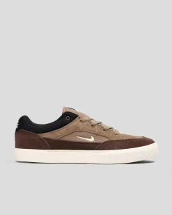 Nike SB Malor Shoes Ironstone/lt Khaki-baroque Brown-black-sail-gum Lt Brown New