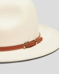 Miscellaneous Schrader Panama Felt Hat Cream Online