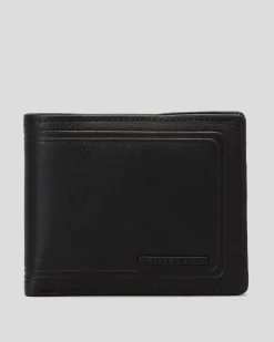 Billabong Scope 2 In 1 Leather Wallet Black Sale