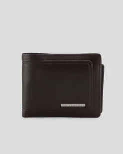 Billabong Scope 2 In 1 Leather Wallet Java Hot