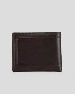 Billabong Scope 2 In 1 Leather Wallet Java Hot