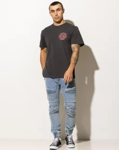 Deus Ex Machina Scrambler T-Shirt Anthracite Outlet