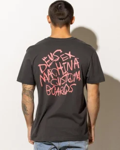 Deus Ex Machina Scrambler T-Shirt Anthracite Outlet