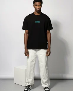 Wndrr Scrawl Box Fit T-Shirt Black