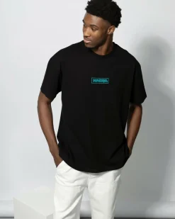 Wndrr Scrawl Box Fit T-Shirt Black