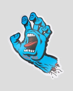 Santa Cruz Screaming Hand Large Matte Sticker Blue Online