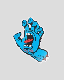 Santa Cruz Screaming Hand Matte Sticker Blue Outlet