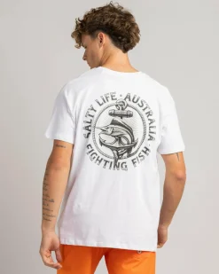 Salty Life Sea Runner T-Shirt White