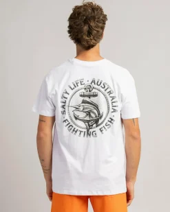Salty Life Sea Runner T-Shirt White