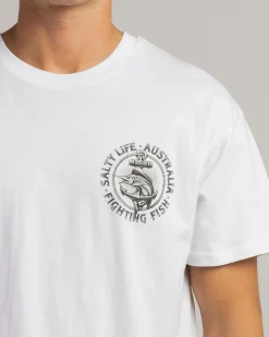 Salty Life Sea Runner T-Shirt White