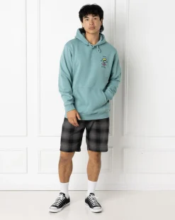 Rip Curl Search Icon Hoodie Blue Lagoon Hot