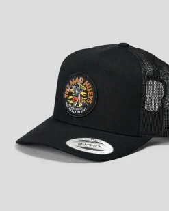 The Mad Hueys Searching For Some FKs Twill Trucker Cap Black New
