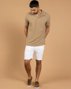Skylark Seascape Polo Shirt Tan Outlet