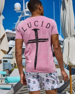 Lucid Sense T-Shirt Pink Wash Outlet
