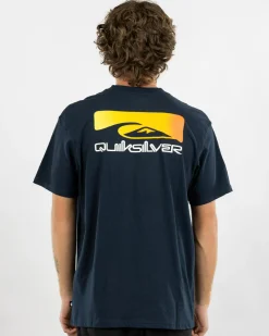 Quiksilver Shadow Cast T-Shirt Dark Navy Outlet