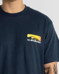 Quiksilver Shadow Cast T-Shirt Dark Navy Discount