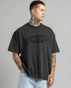 Thrills Shadowless Embro Oversize Box Fit T-Shirt Pirate Black Online
