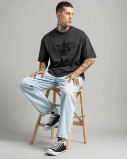 Thrills Shadowless Embro Oversize Box Fit T-Shirt Pirate Black Online