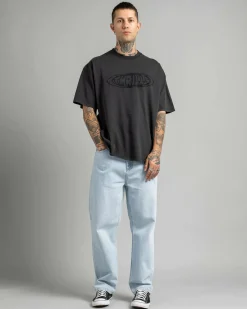 Thrills Shadowless Embro Oversize Box Fit T-Shirt Pirate Black Online