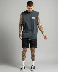 Thrills Shadowless Merch Fit Muscle Tank Ebony Discount