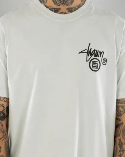 S-Double Shawn Dot T-Shirt Washed Grey Outlet