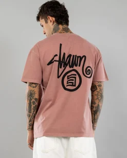 S-Double Shawn Dot T-Shirt Washed Rose New