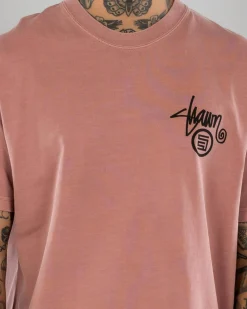 S-Double Shawn Dot T-Shirt Washed Rose New