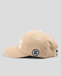 S-Double Shawn Script Strapback Cap Sand Discount
