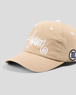 S-Double Shawn Script Strapback Cap Sand Discount