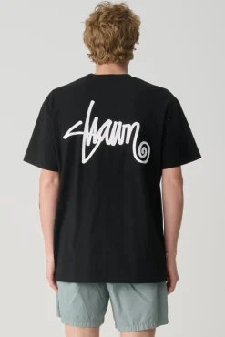 S-Double Shawn Script T-Shirt Black Best