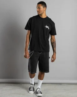 S-Double Shawn Script T-Shirt Black Best