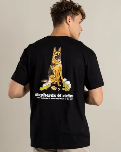 Frothies Sheperds & Steins T-Shirt Black Hot
