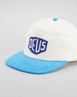 Deus Ex Machina Shield Cord Snapback Cap Wave Ride Blue