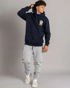 The Mad Hueys Ship For Brains Hoodie Navy New