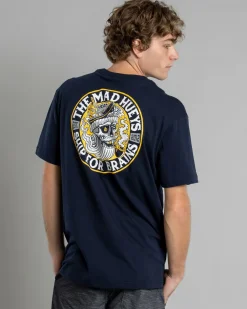 The Mad Hueys Ship For Brains T-Shirt Navy