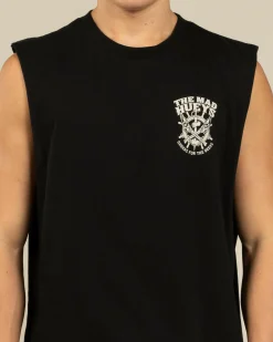 The Mad Hueys Ship Wheel Beers Muscle Tank Black Best