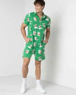 Lucid Shredding Santa Romper Green Best