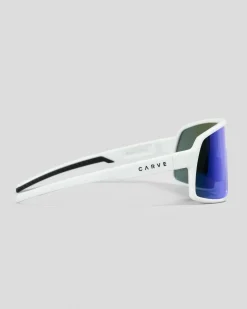 Carve Sierra Sunglasses Gloss White/ Grey/ Blue Hot