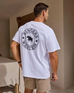 Ringers Western Signature Bull Relaxed T-Shirt White/black New