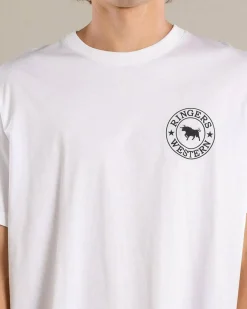 Ringers Western Signature Bull Relaxed T-Shirt White/black New