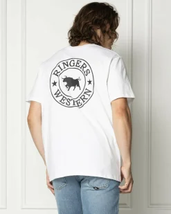 Ringers Western Signature Bull Relaxed T-Shirt White Sale