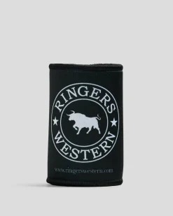 Ringers Western Signature Bull Stubby Cooler Black Clearance